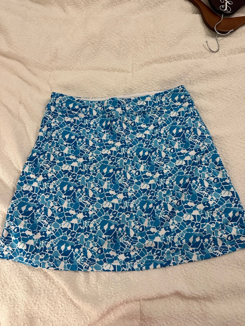 Women's Blue Mosaic Athletic Skirt